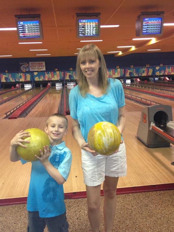 Mother-Son Bowling